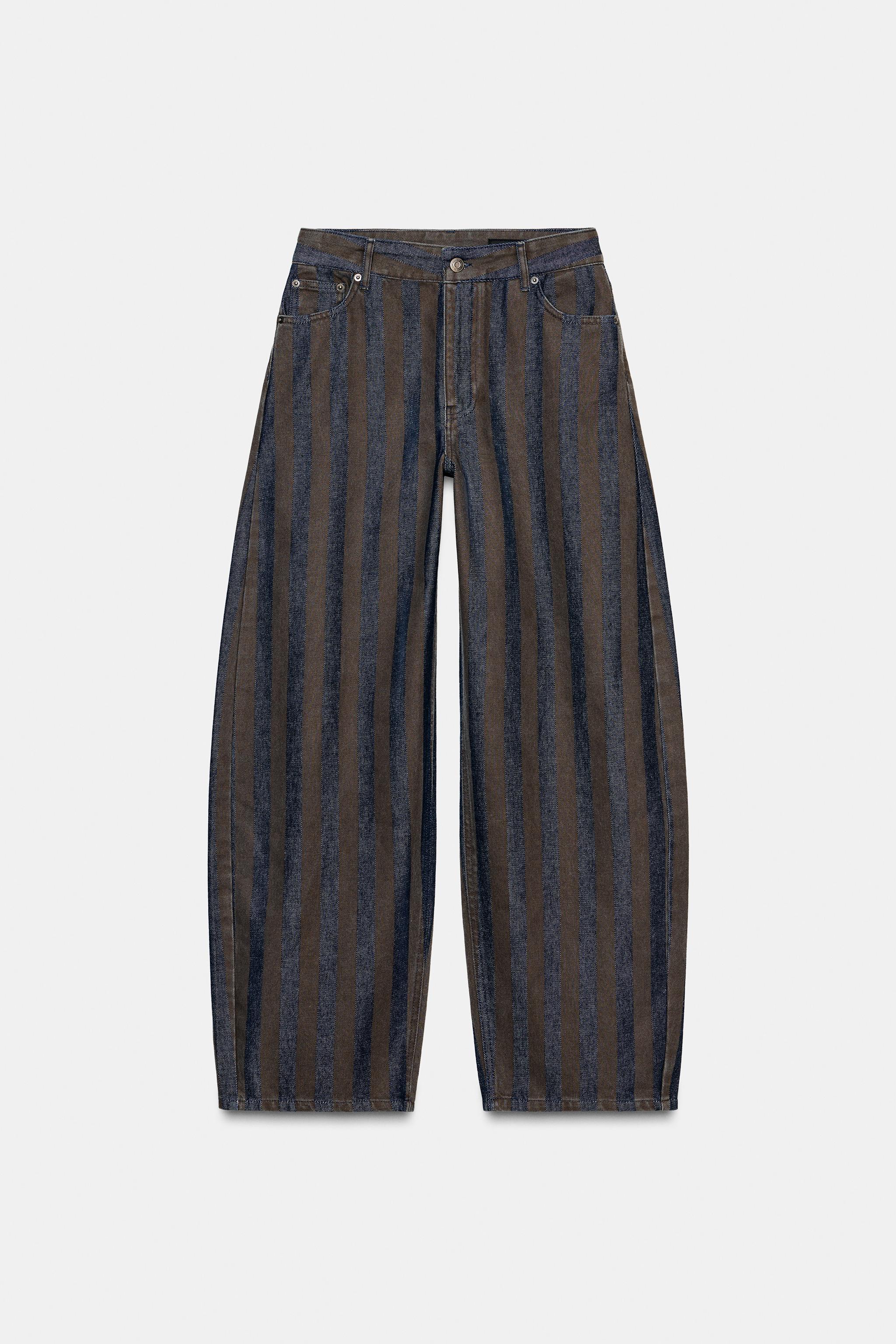 ZW COLLECTION MID-RISE BARREL LEG JEANS